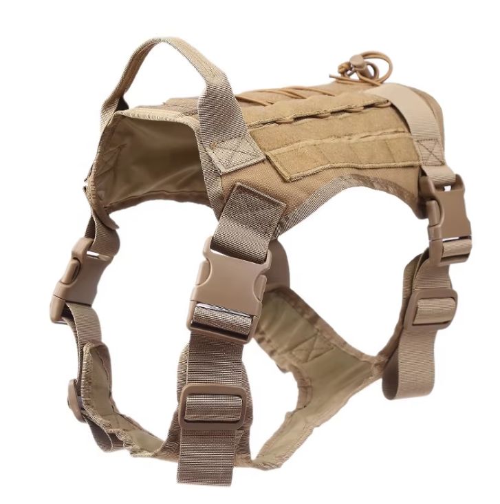 Chaleco Táctico Beige para perros